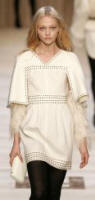 Fendi tunic dress with stud decoration.