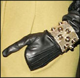 Gold spike cuff