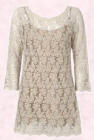 Ivory cotton lace tunic lace dress �60/�99 from Wallis Spring/Summer 2007. 