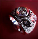 Swarovski ring from the autumn range at Marks and Spencer A/W07.