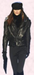 Hermes - Leather looks include biker jackets which are multi zipper trimmed garments