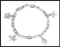 Insect charm bracelet