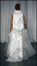 Swarovski white dress by Ir Rodarte.  