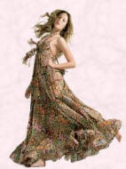Floral print maxi dress at Miss Selfridge Spring Summer 2007 