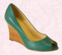 Sea green shoes from Faith �50.