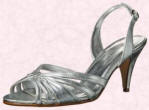 Dorothy Perkins open silver sandals