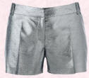 Silver lame shorts right �25/�40, are from the Dorothy Perkins Spring/Summer 2007 fashion collection. 