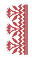 Free stencil Outline- Ancient Egyptian Decorative Ornament