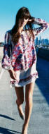 Floral silk mini tunic dress �55 from Warehouse Spring/Summer 2007.