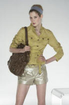Jacket and lame shorts are both from Matalan's New Tribe Spring/Summer 2007 range 
