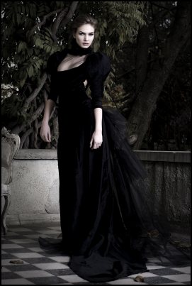 Modelled Florina Becichi Fashion Design