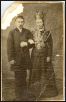 The original 125 year old antique wedding photograph from 1883 sent me is is torn at the top.