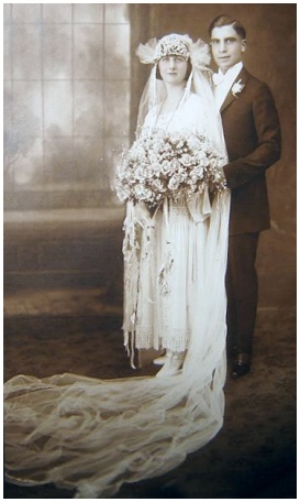 1918 wedding dress