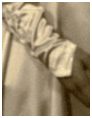 Point sleeves - Pointed sleeves worn on bridal dresses.