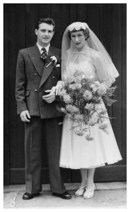 1956 Ballerina Length Wedding Dress By comparison with the Royal wedding 