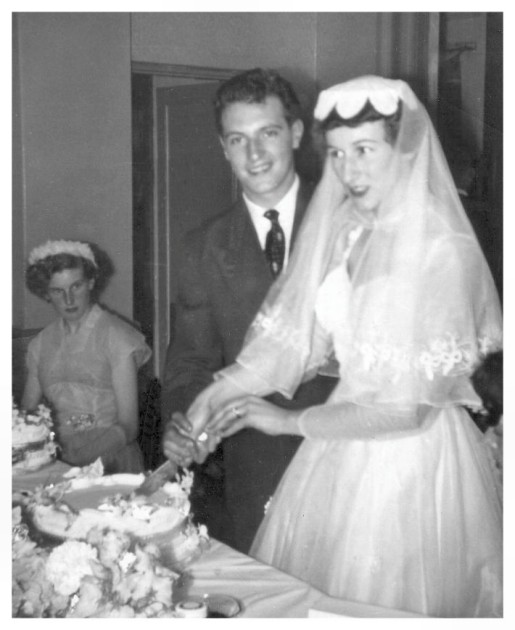 Cutting the Wedding Cake 1956 Cutting the Wedding Cake