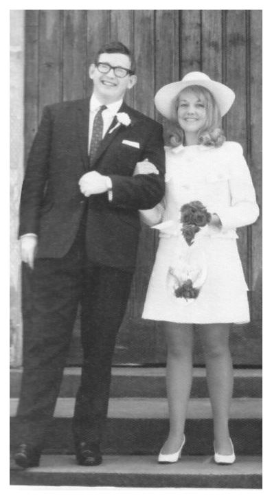 1969 Wedding Mini Wedding Dress Photo