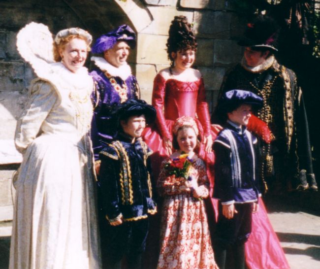 Elizabethan and Tudor Style Themed Fancy Dress Wedding Photos