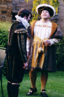 Picture of Henry VIII at the  Elizabethan and Tudor Themed Fancy Dress Wedding 
