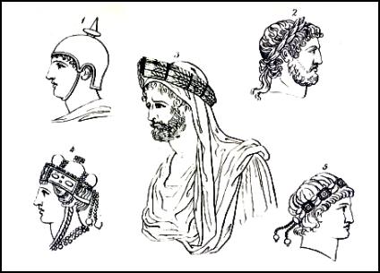 roman hairstyles for women. Hairstyles of men of Roman