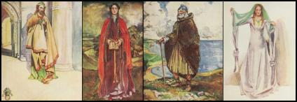 Cloaks in English Costume Plates - Dion Clayton Calthrop