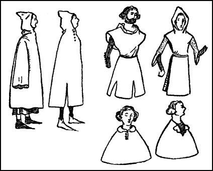Early Hooded Coteehardies
