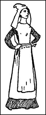 COUNTRYWOMAN OF THE TIME OF EDWARD III (1327-1377)