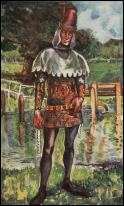 Costume - A MAN OF THE TIME OF EDWARD III -1327-1377