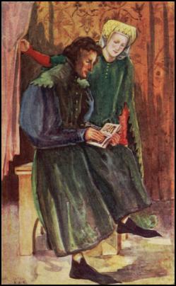 A MAN AND WOMAN OF THE TIME OF HENRY IV - 1399-1413