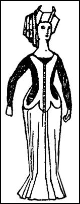 A WOMAN IN SURCOAT - ERA OF HENRY VI -1422-1461