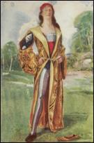 Man Wearing Silk Robe Coat - 1485-1509