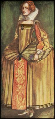 ELIZABETHAN FARTHINGALE 1560s