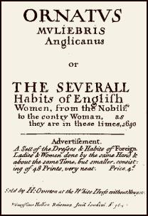 Hollar's Ornatus Muliebris Anglicanus