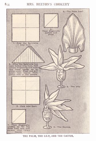 اجعلي طاولة طعامك مميزة مع اشكال للفوط من صنعك   صور beetonaplily.jpg