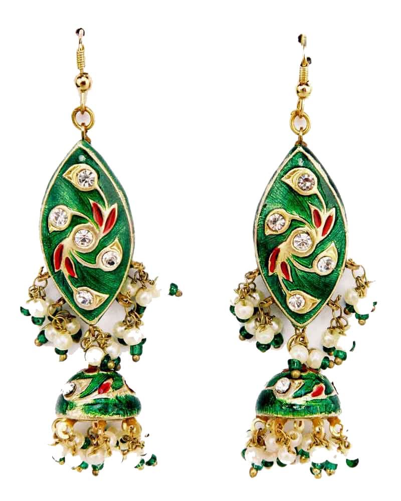 Indian Lac Costume Jewellery Earring Pictures 4