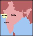 Gujarat In India Map 