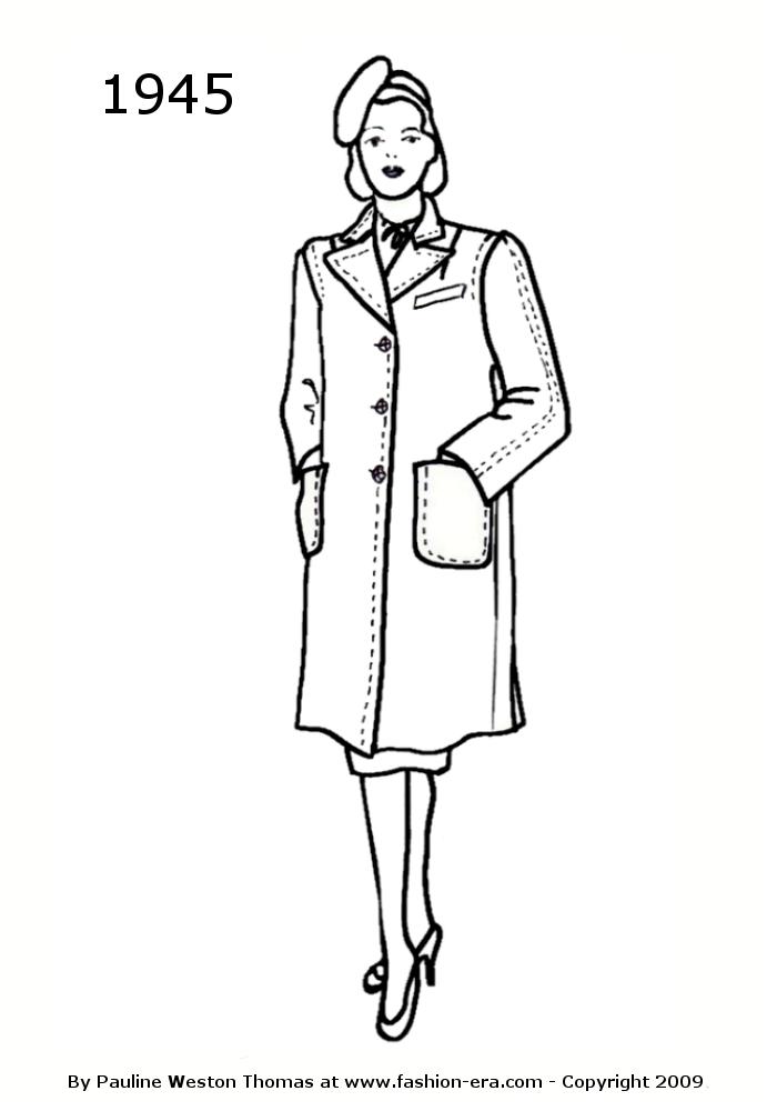 outline of coat