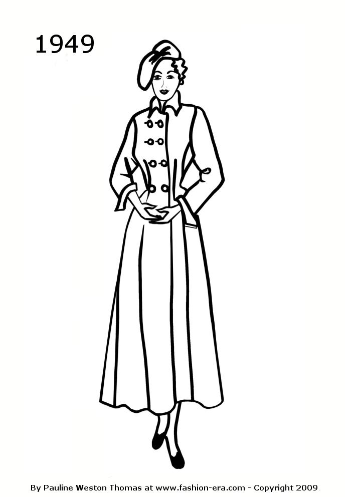 outline of coat