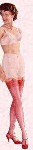 Pink Bra and Girdle
