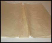 Make a pleat in the greaseproof paper.This allows for any rising of the pudding.