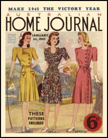 Mid Late 1940s Dressmaking The Australian Ladies Home Journal 1945