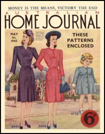 Mid Late 1940s Dressmaking The Australian Ladies Home Journal 1945