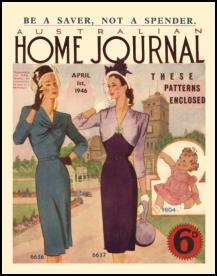 Mid Late 1940s Dressmaking The Australian Ladies Home Journal 1946