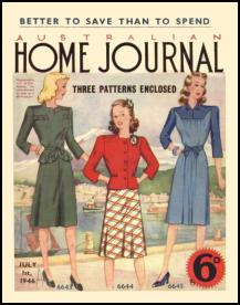 Mid Late 1940s Dressmaking The Australian Ladies Home Journal 1945