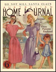 Mid Late 1940s Dressmaking The Australian Ladies Home Journal 1947