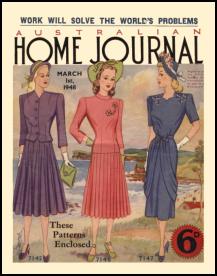 Mid Late 1940s Dressmaking The Australian Ladies Home Journal 1948
