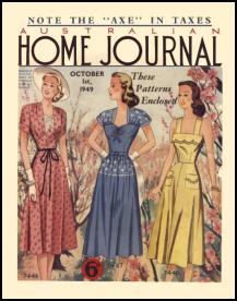 Late 1940s Dressmaking The Australian Ladies Home Journal 1949