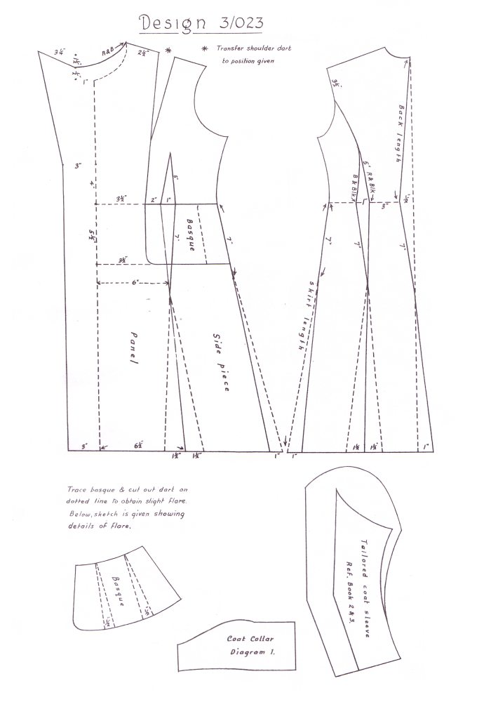 1940s Costume History - 1948 Pattern Cutting Fashion Pictures - Fashion ...