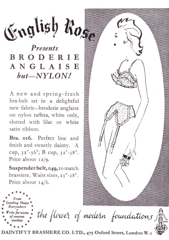 1950s women's undergarments