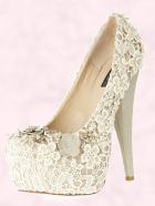 Lace Platform Shoes - Jemima 